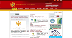 Desktop Screenshot of mrt.gov.me