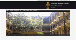 Desktop Screenshot of becon.mrt.ac.lk
