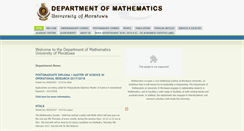 Desktop Screenshot of math.mrt.ac.lk
